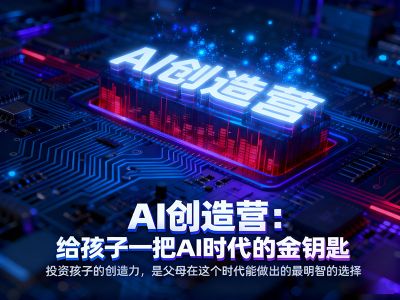AI创造营：给孩子一把AI时代的金钥匙